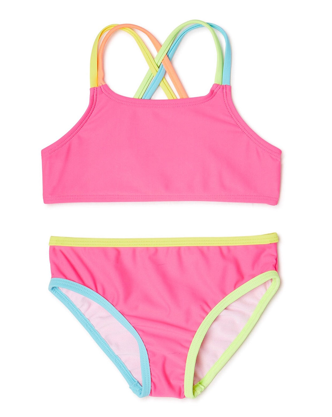 NEW 2pc Pink bikini swimsuit - size 12 months