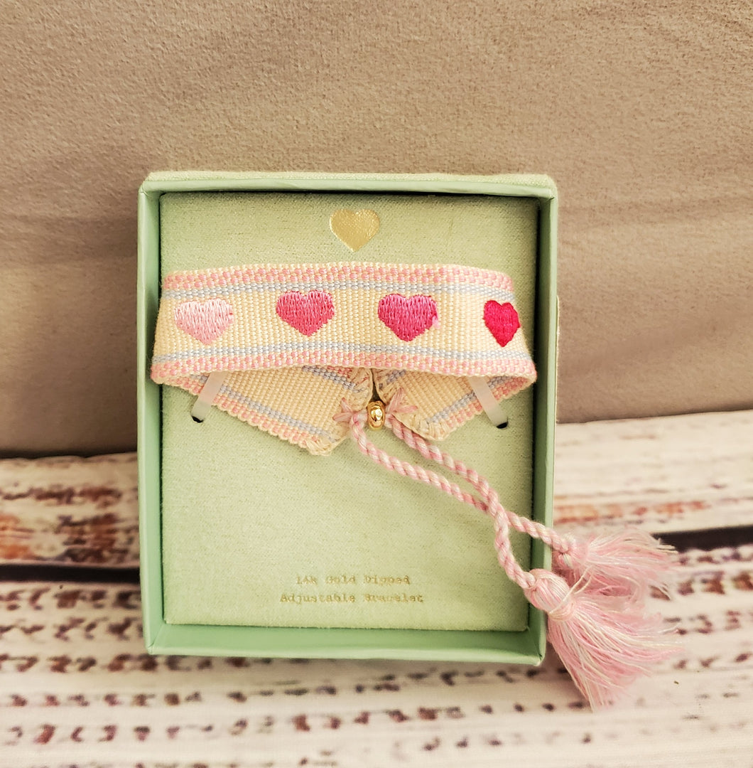 new - heart bracelet