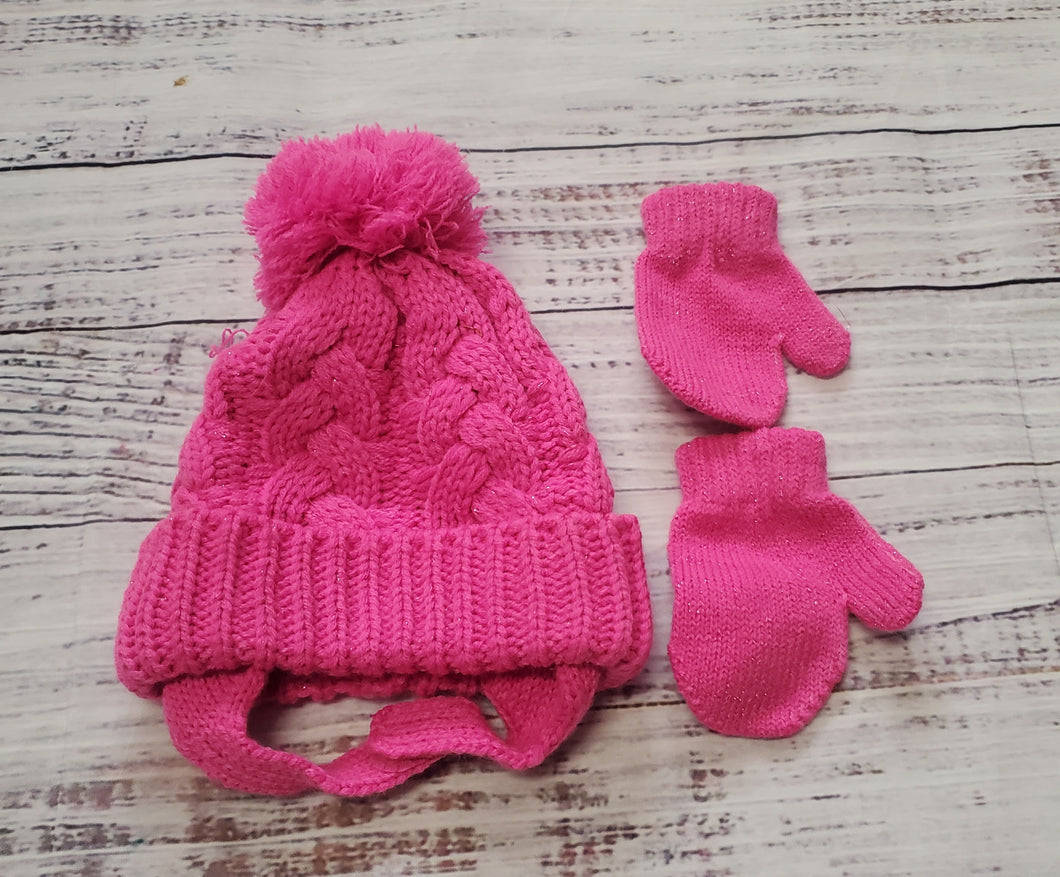 infant - winter hat and gloves