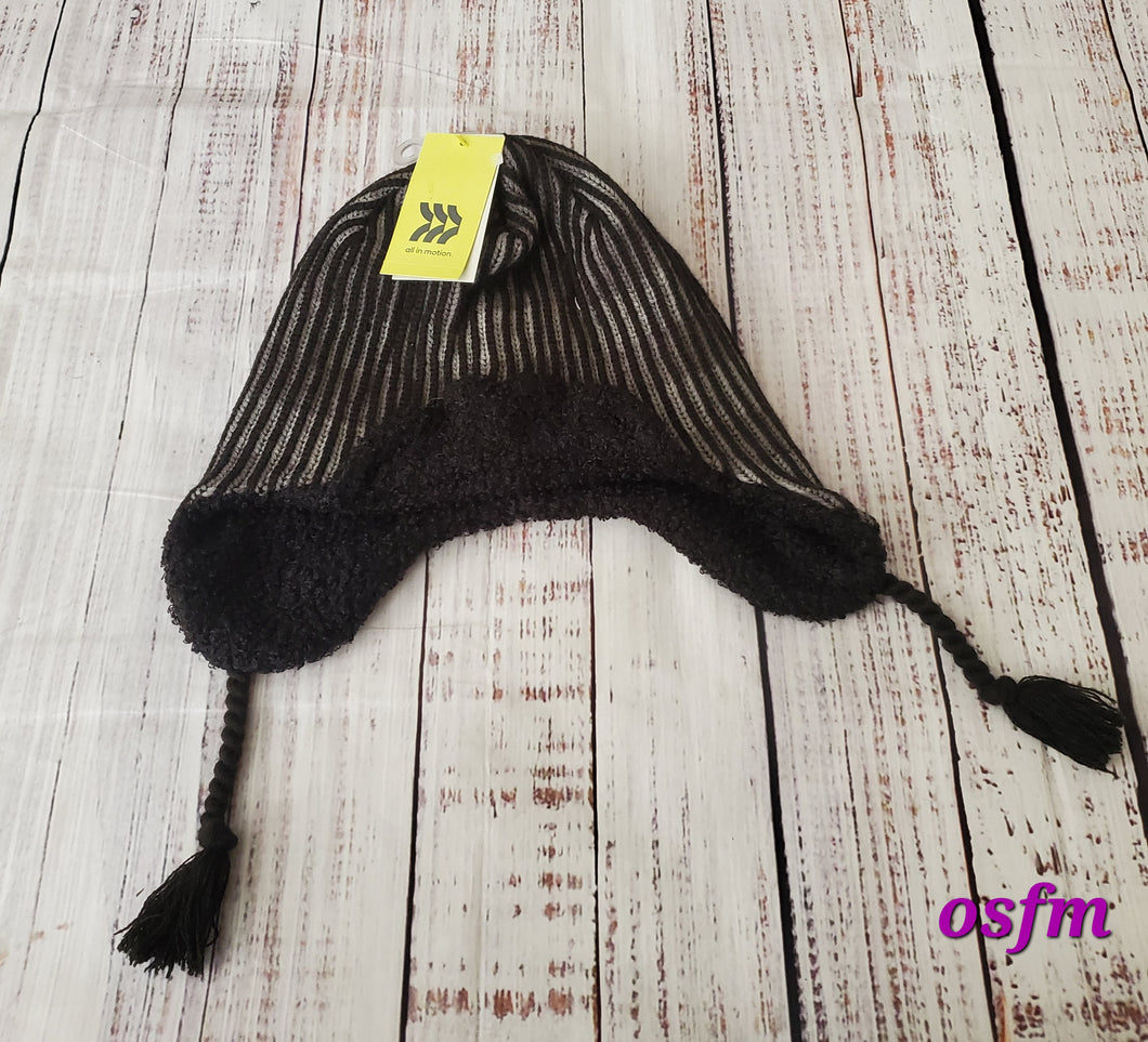 new - black/grey hat all in motion