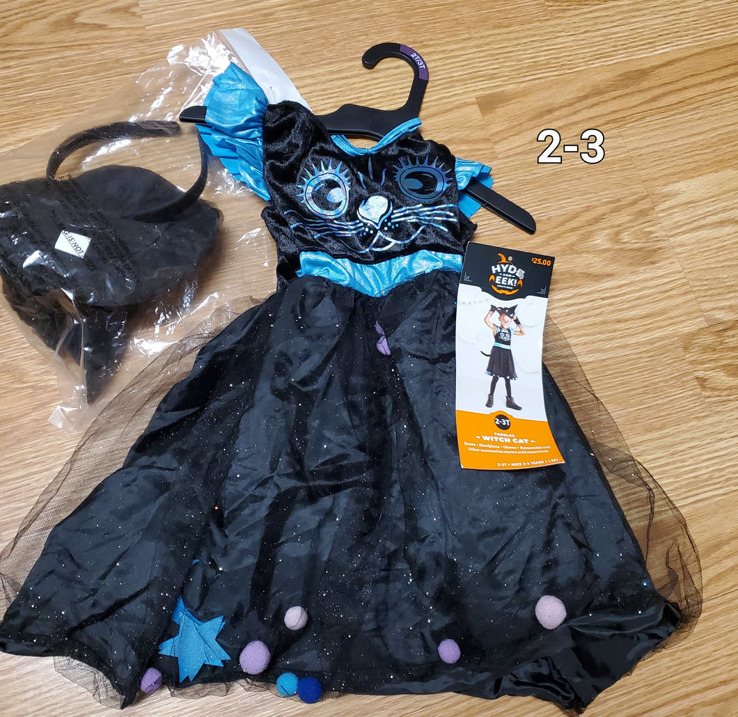 Witch cat - new/complete - size 24 months/2T