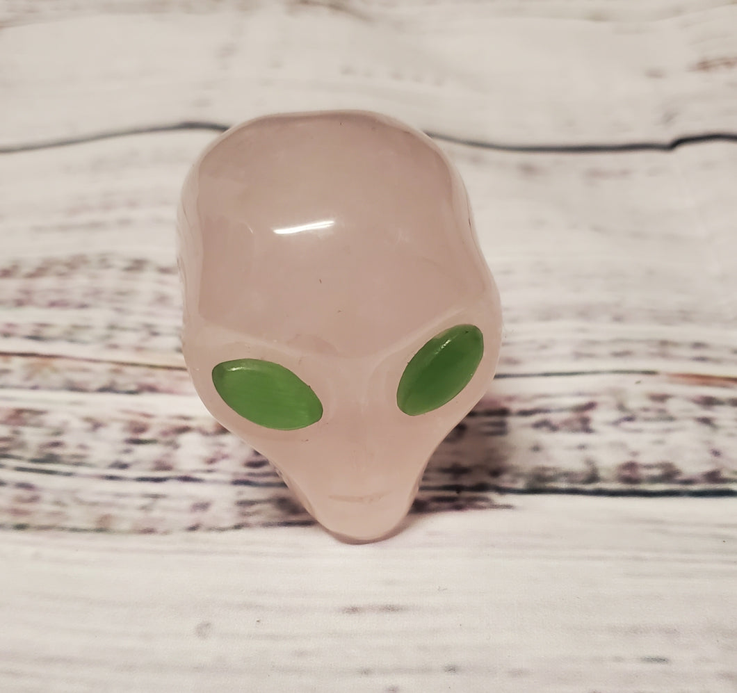crystal alien rose quartz