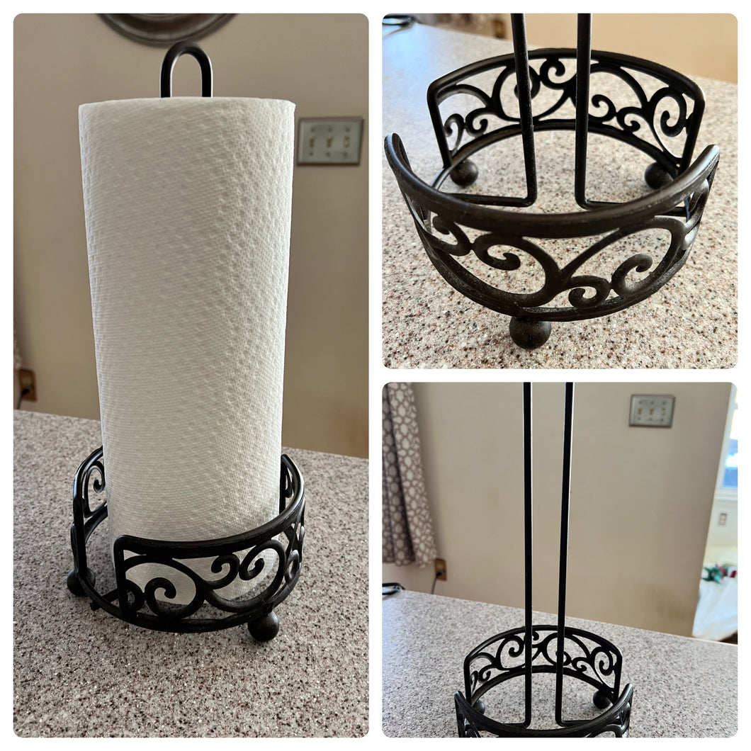 Wrought iron Paper towel holder