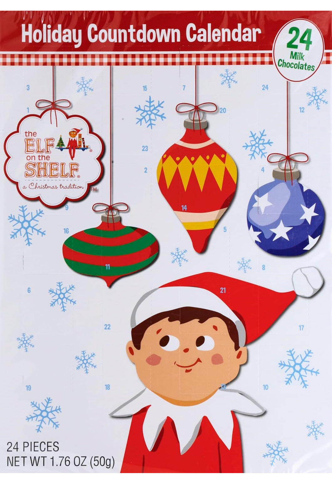 Elf on the shelf advent Christmas calendar BNIB