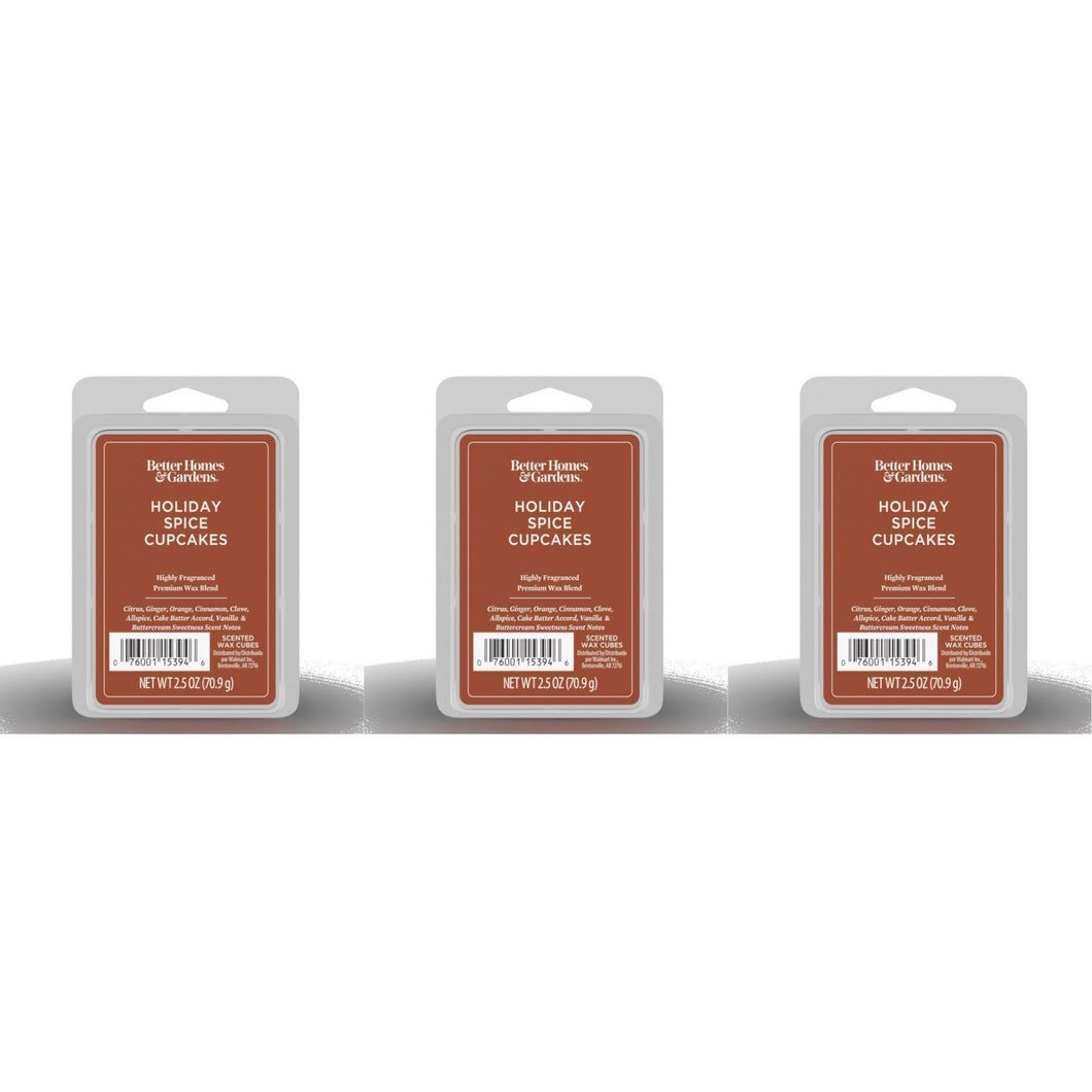 BetterHomes&Gardens 3pk Wax melts holiday spice