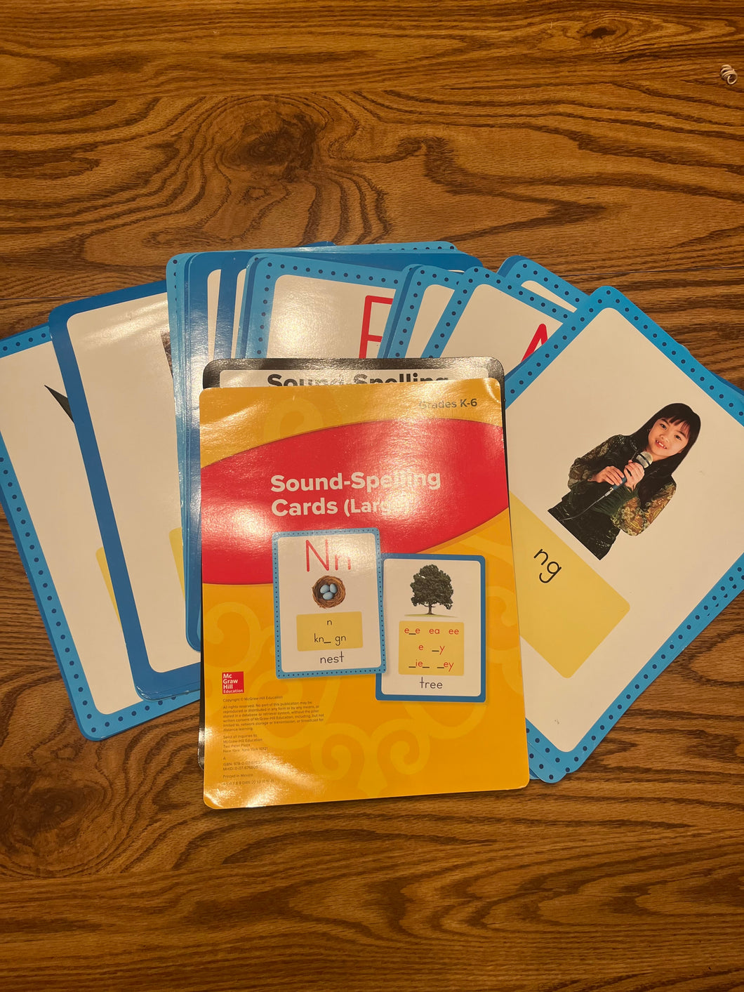 Grade K-6 Sound-spelling Cards-Large