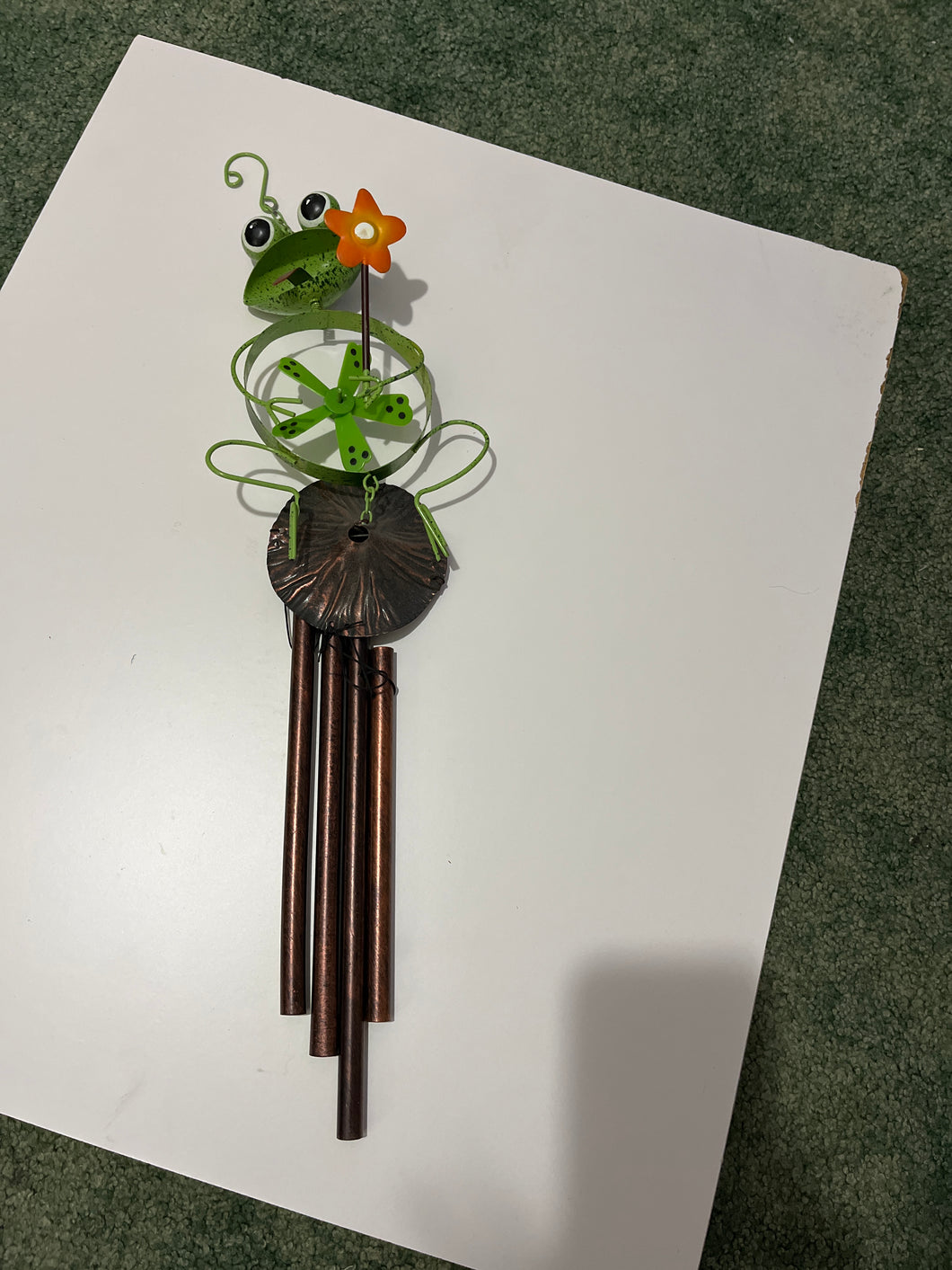 NEW frog wind chime