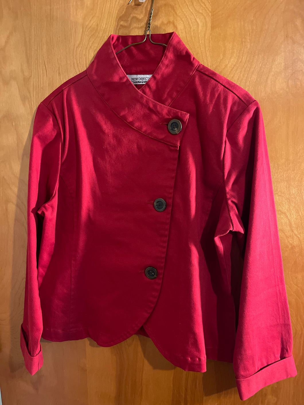 New Direction red button down - chef looking - size Women L (12)