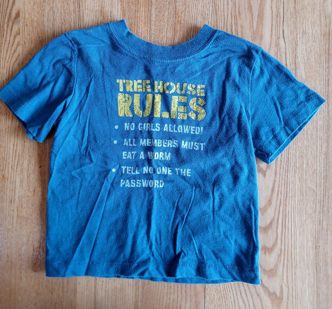 Cherokee Tree House Rules Shirt - size 18 Months