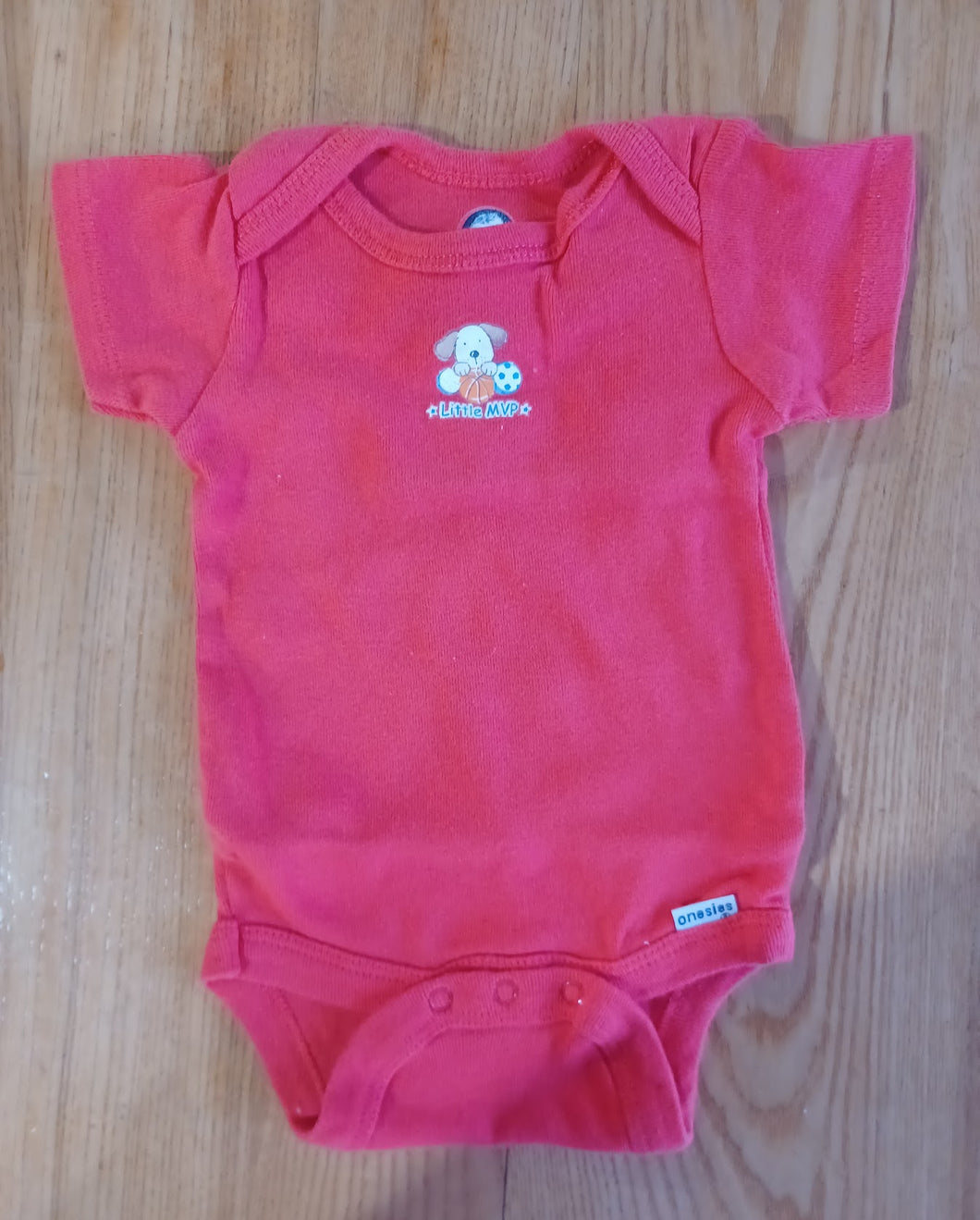 Gerber Red Little MVP Onesie - size 3-6 Months