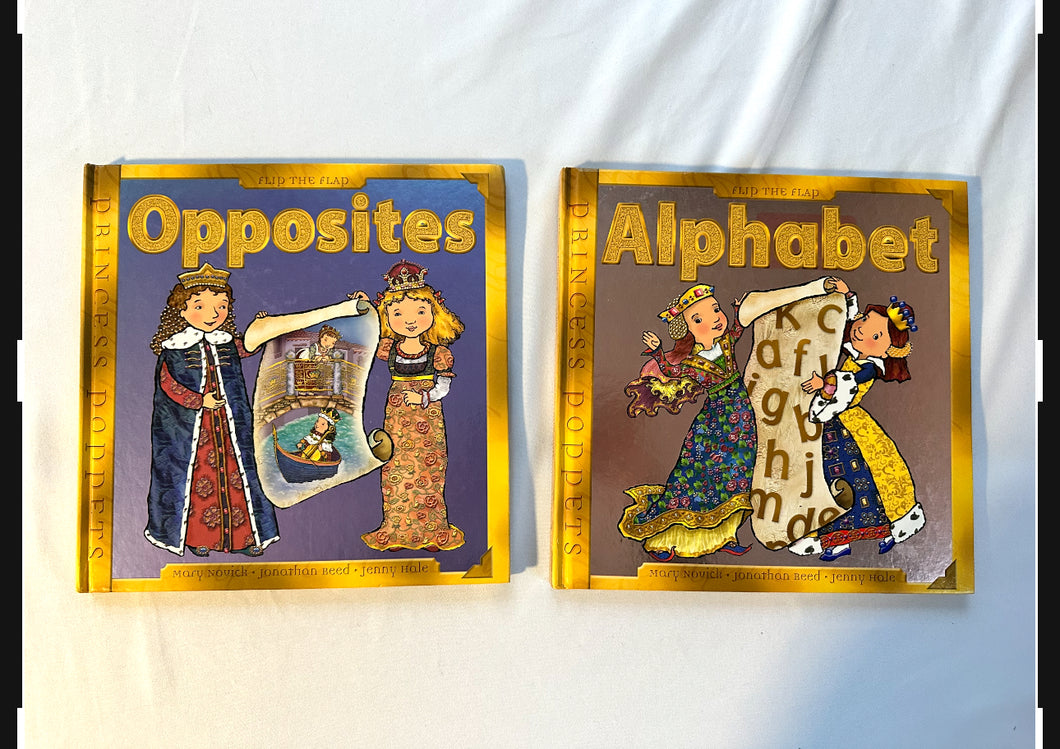 Opposites and alphabets Learning books