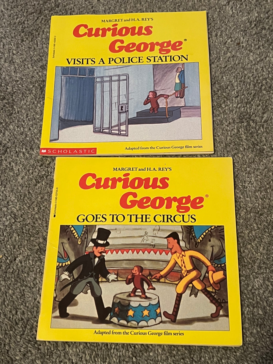 2 Curious George Books