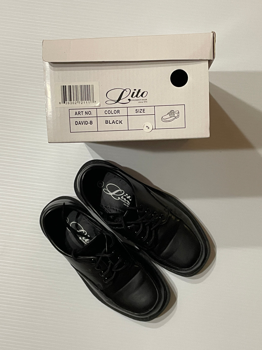 Lito Dress Shoes Oxfords; Black - size Shoes-youth  3