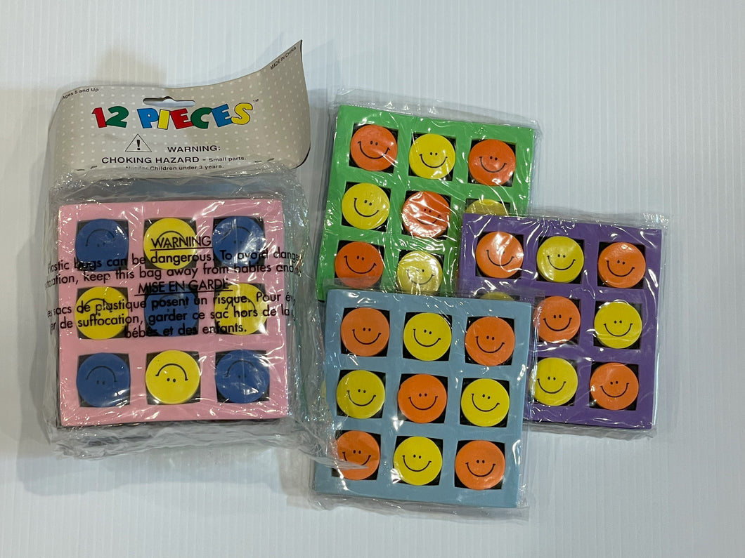NEW- 15 Smiley Face Foam Tic Tac Toe Boards