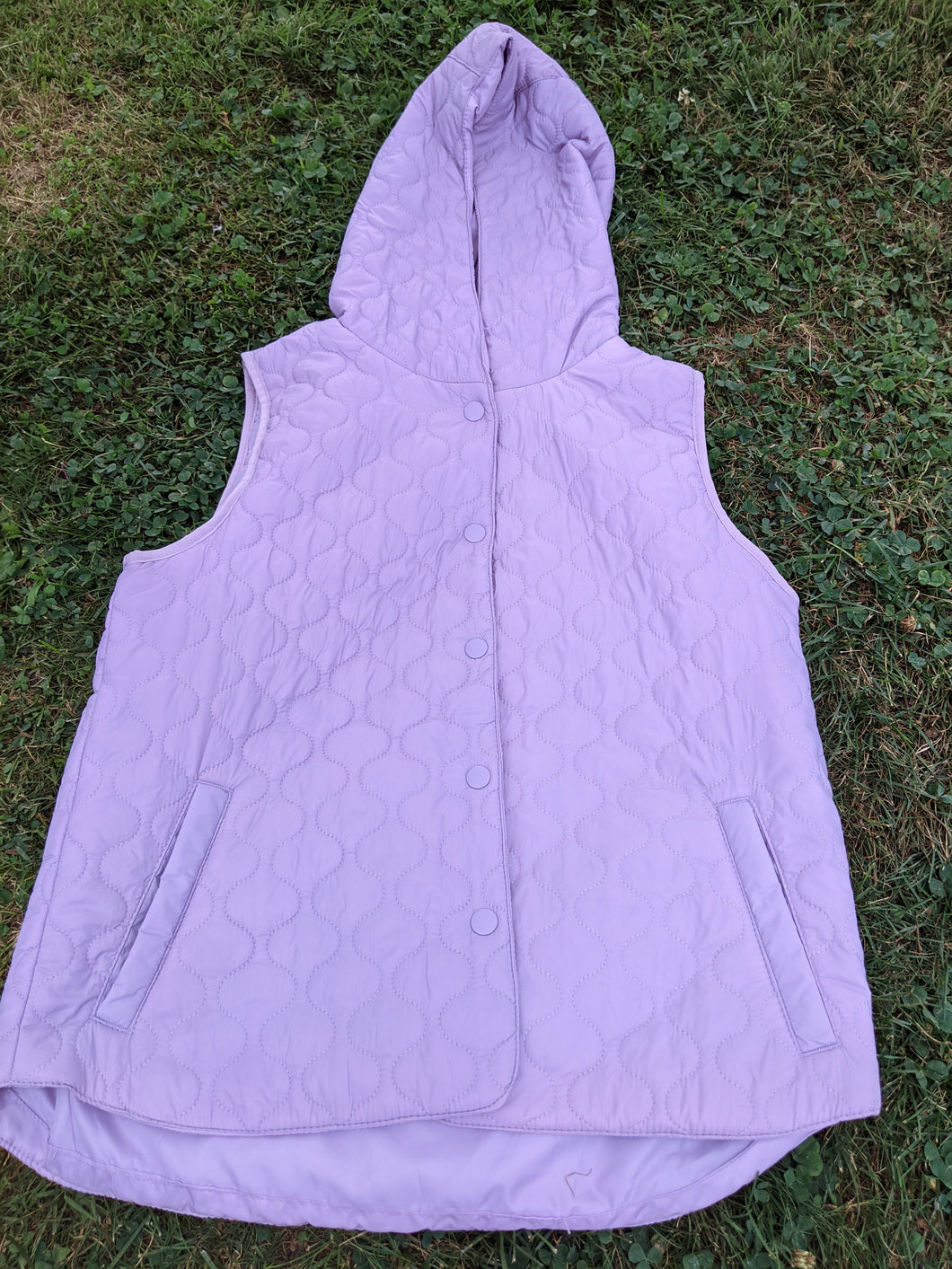 cat and jack purple vest - size Kids 14