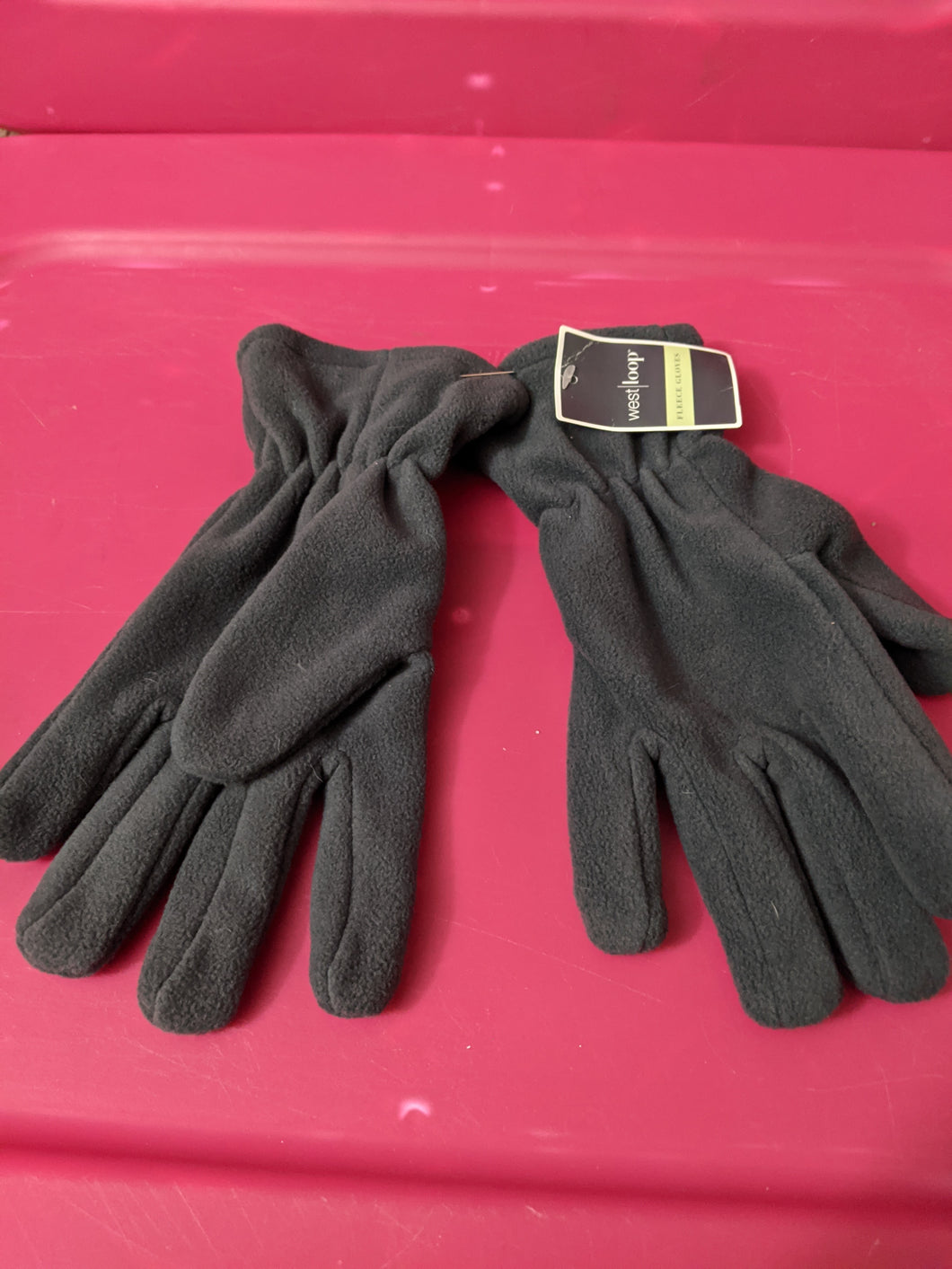 grey gloves new - womans