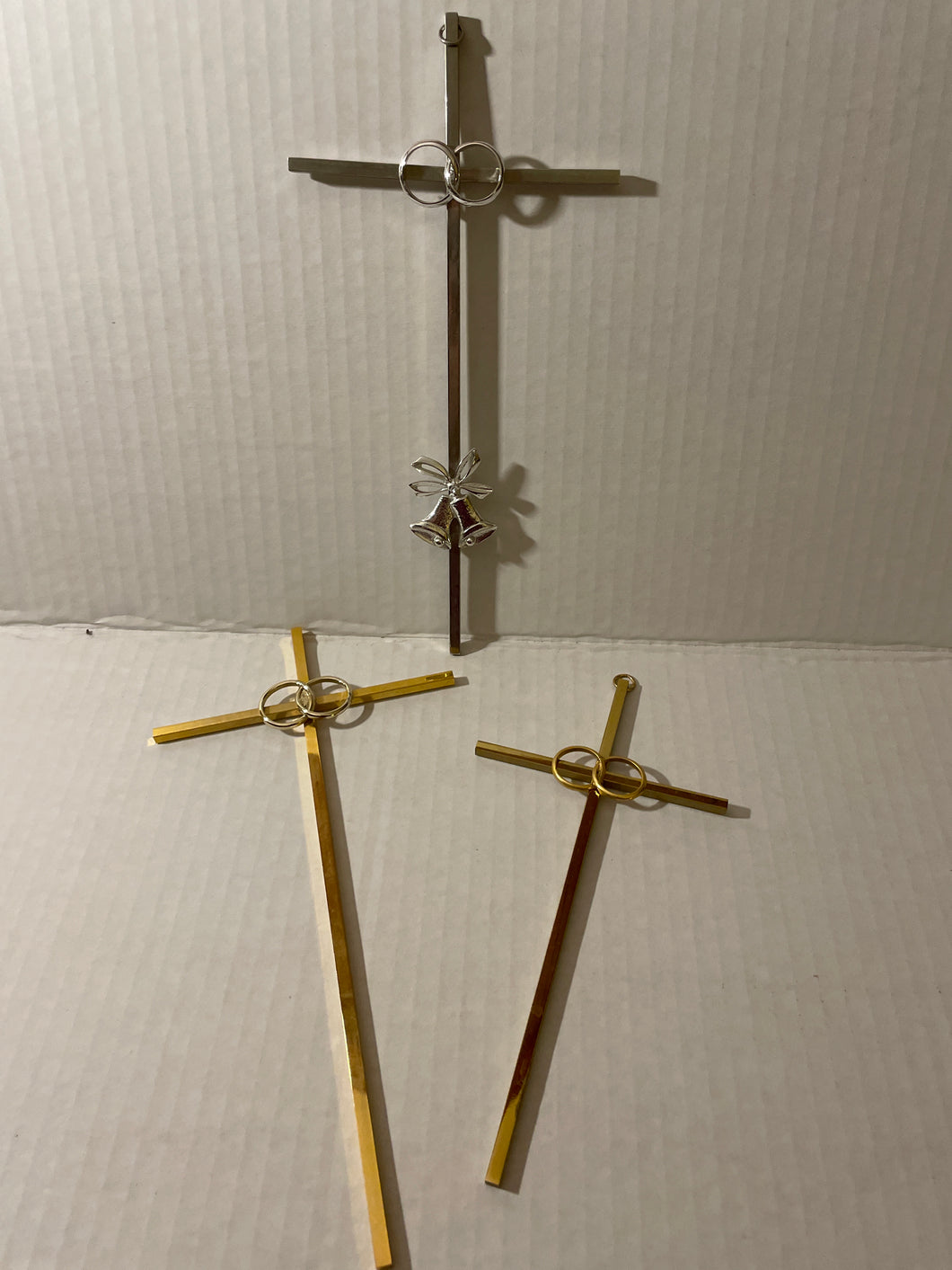 3 Metal Crosses Wedding / Shower Gifts