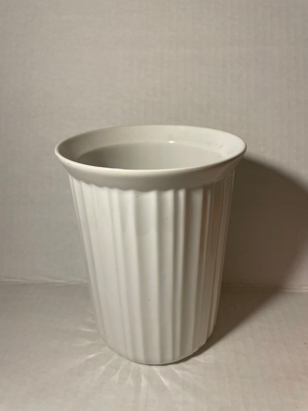 Corning Utensil Holder White Ceramic 6.5 inch