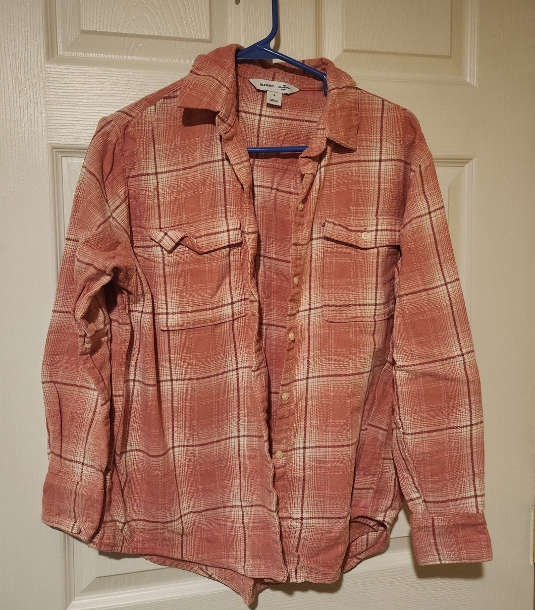 Old Navy pink flannel - size Women S (4-6)