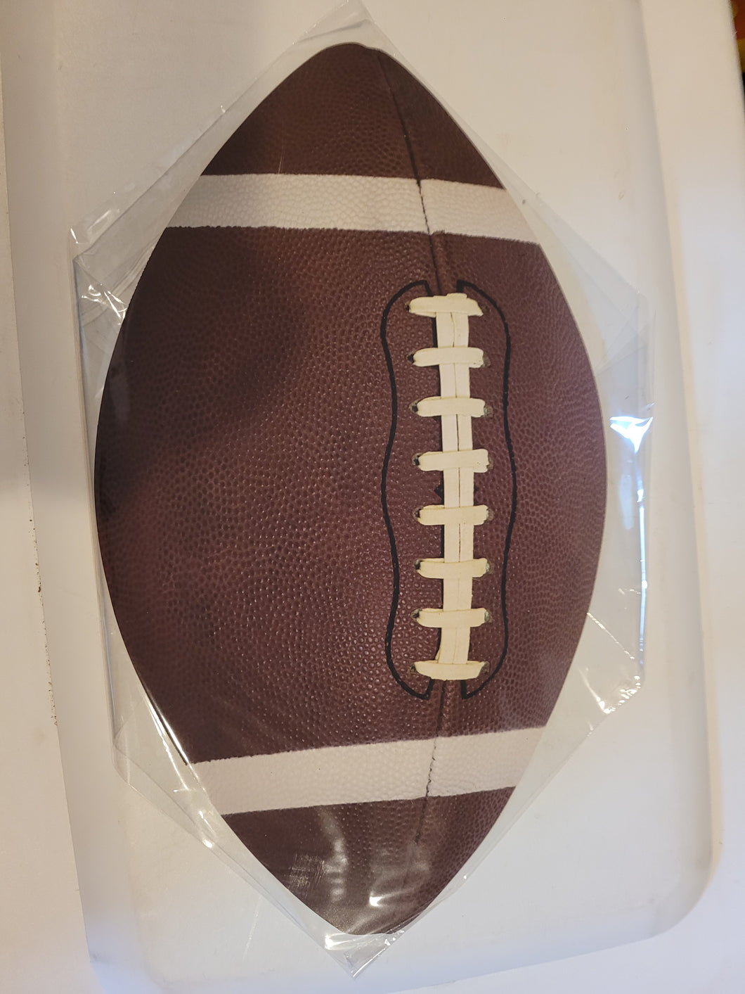 Large Football Cut Out Wall Decor-BNIP