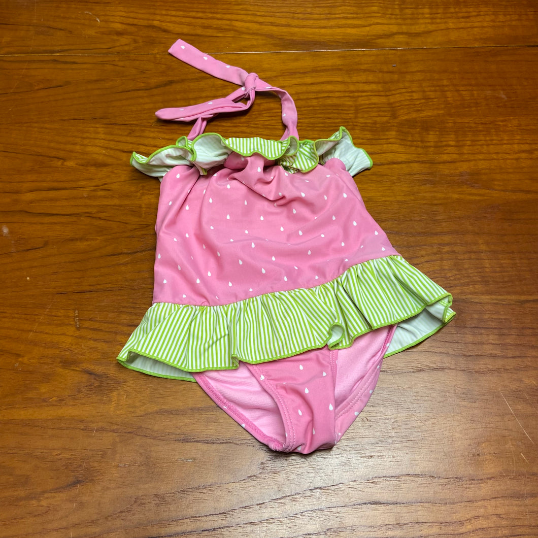 Size 6 Fits Like 4T pink polka dot - size 4T/4