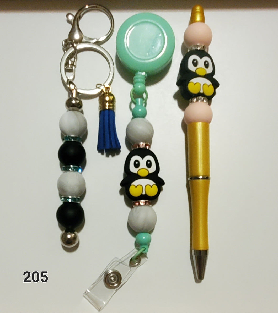 Penguin Silicone Beads Bundle Set