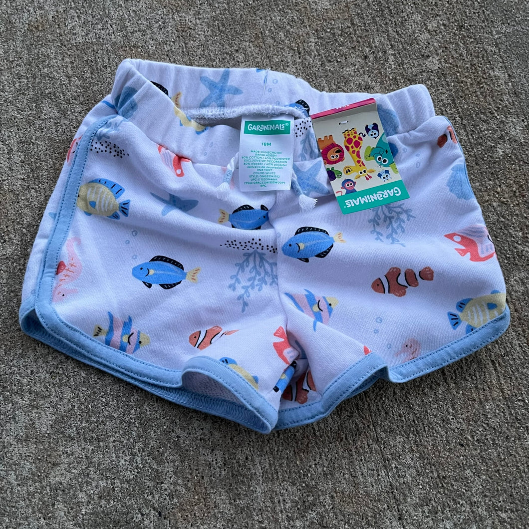 Garanimals shorts w/ fish print NWT - size 18 Months