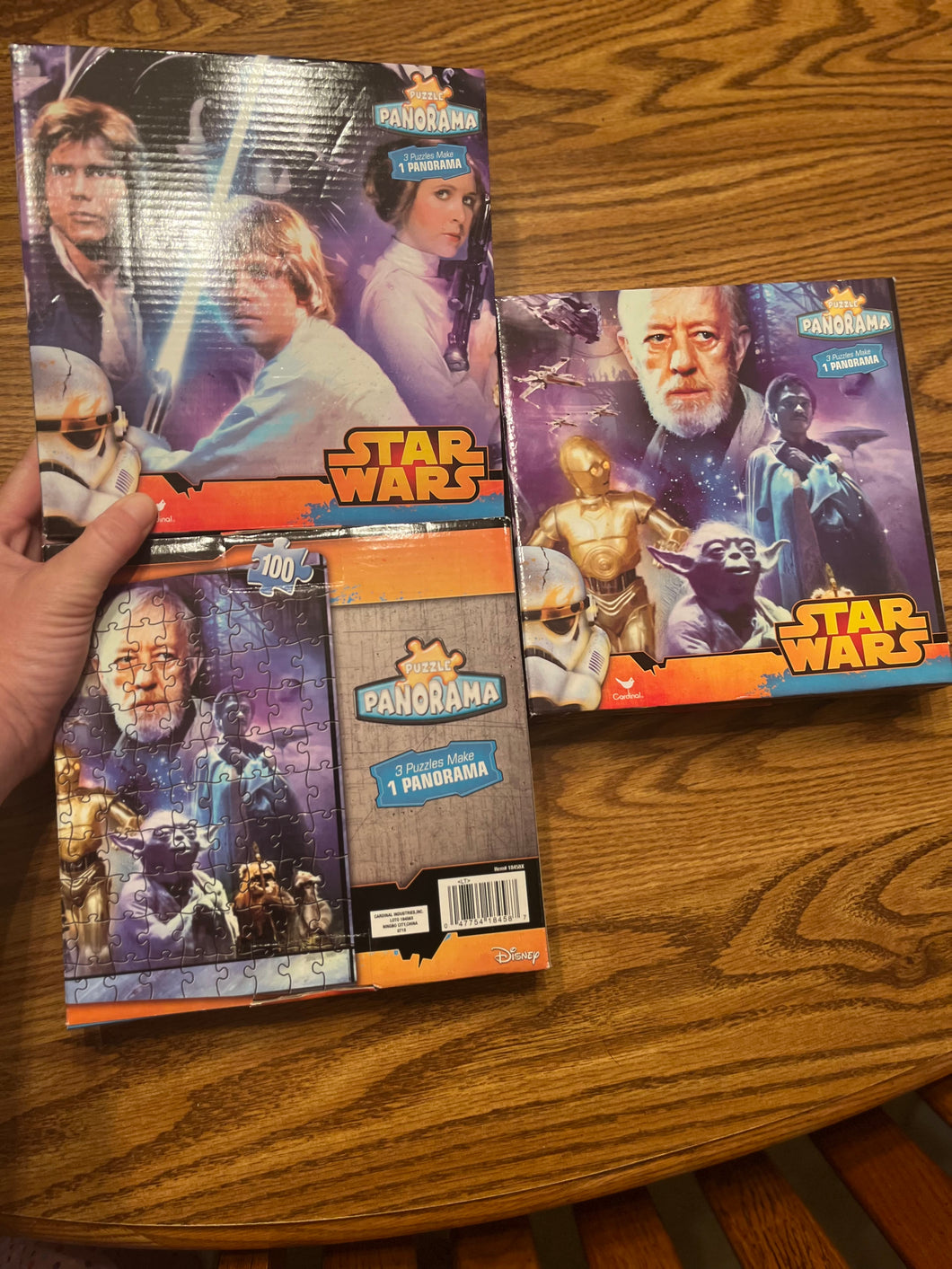 3 Star Wars puzzles make 1 Panorama