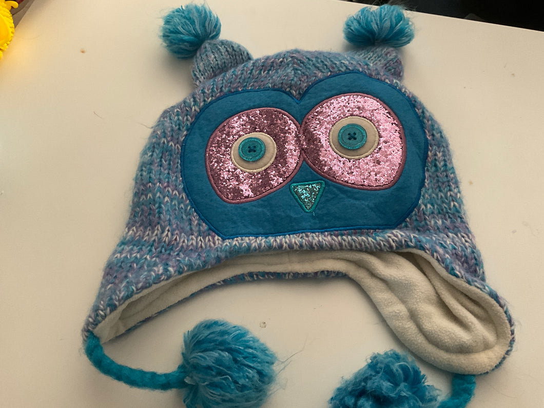 Owl  blue hat