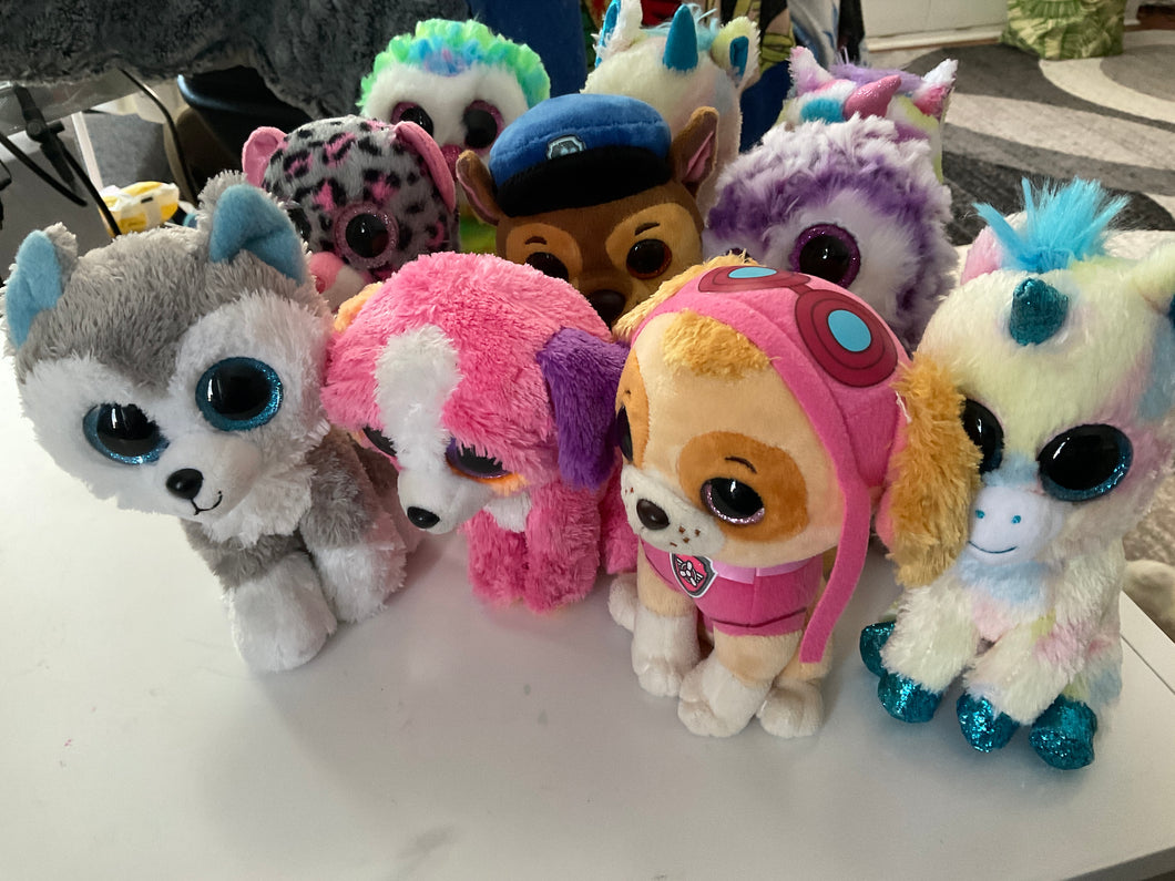 Stuffed animal collectio 10 unid