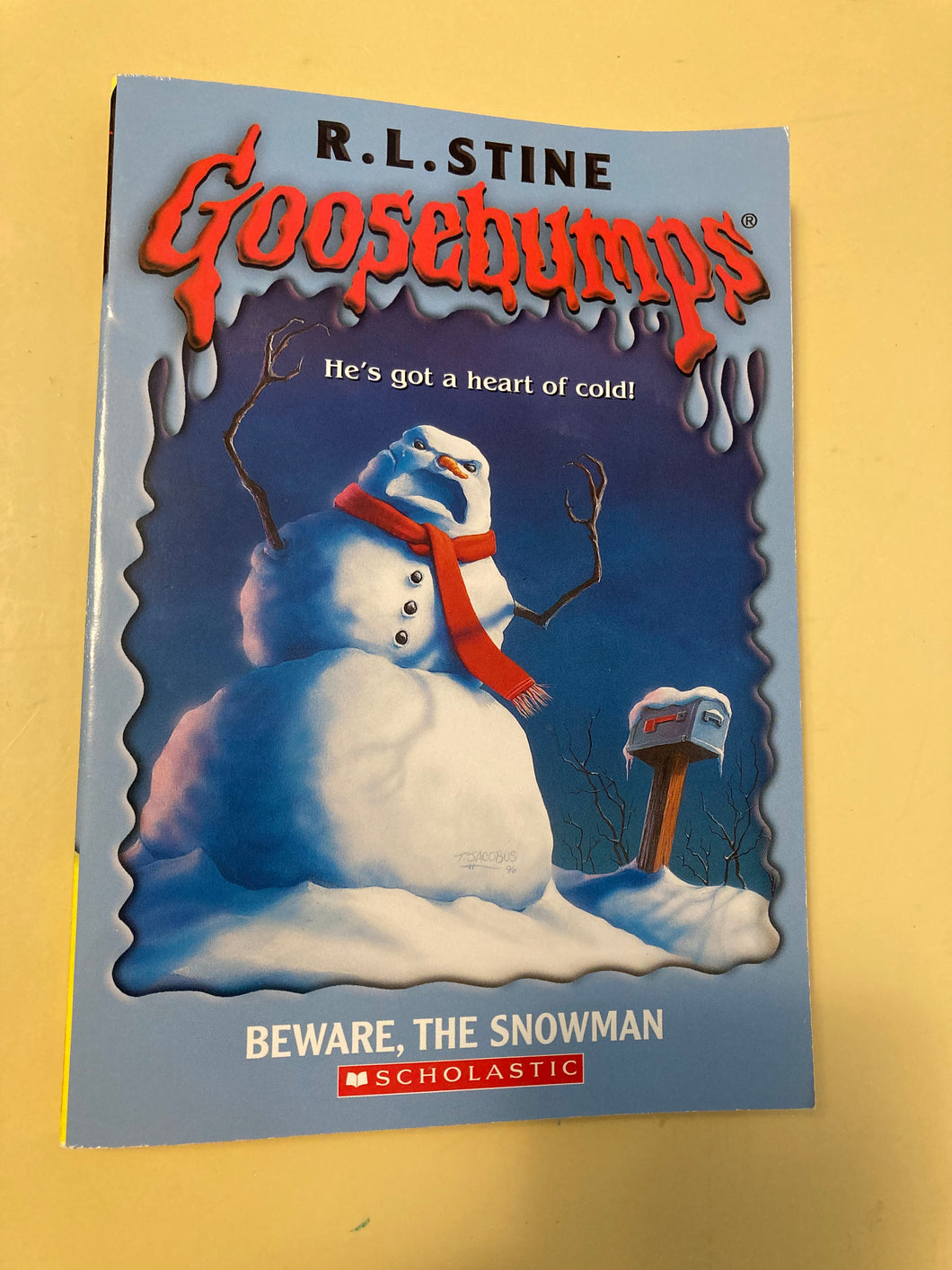 Scholastic Goosebumps Beware Snowman R L Stine