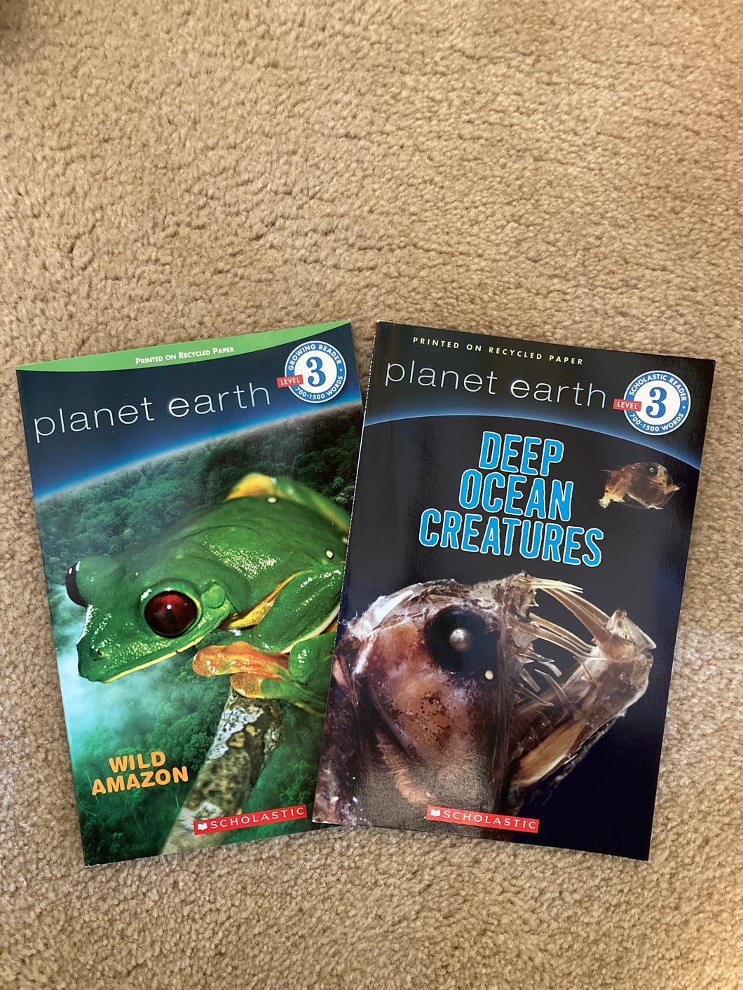 Scholastic Planet Earth Ocean & Amazon Level 3
