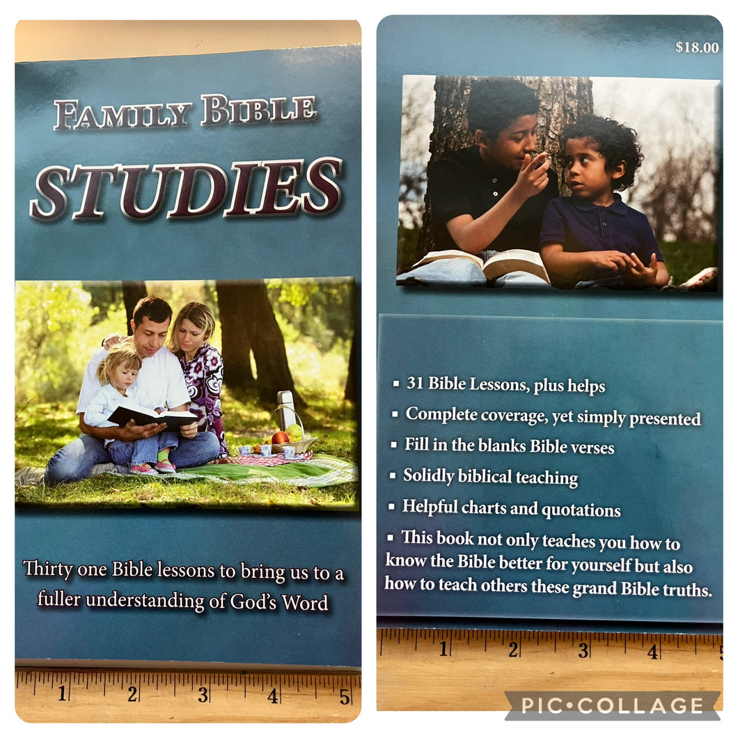 Family Bible Studies Religious Bible lessons
