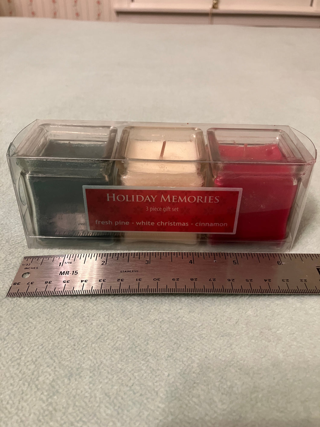 3 piece candle set Holiday fragrances