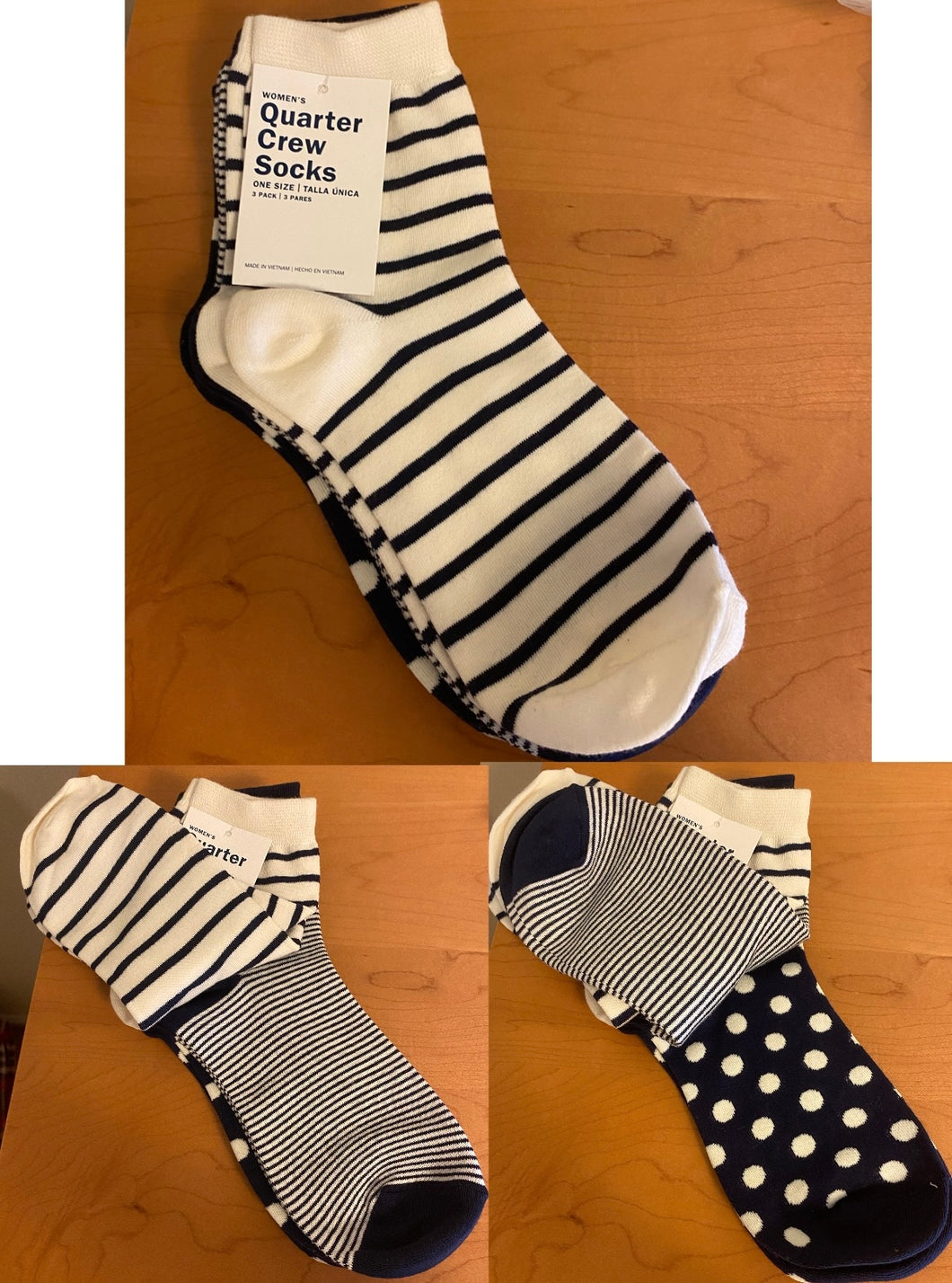 Old Navy NWT 3pack socks Quarter crew