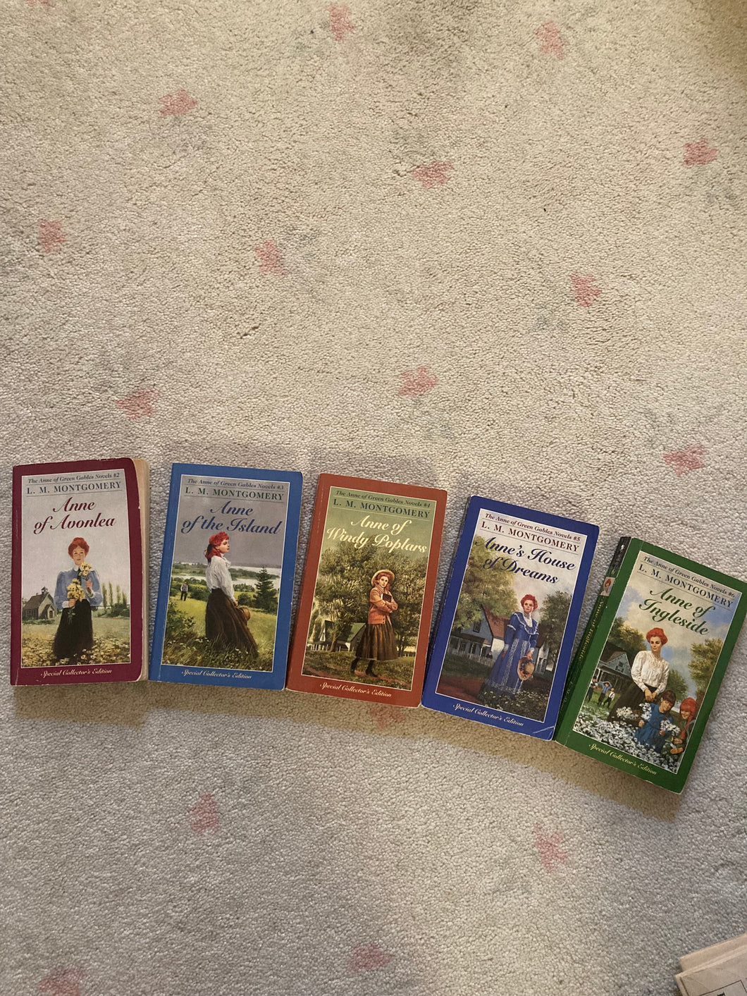 Anne of Green Gables Set Lot of 5 Books -- #2-6