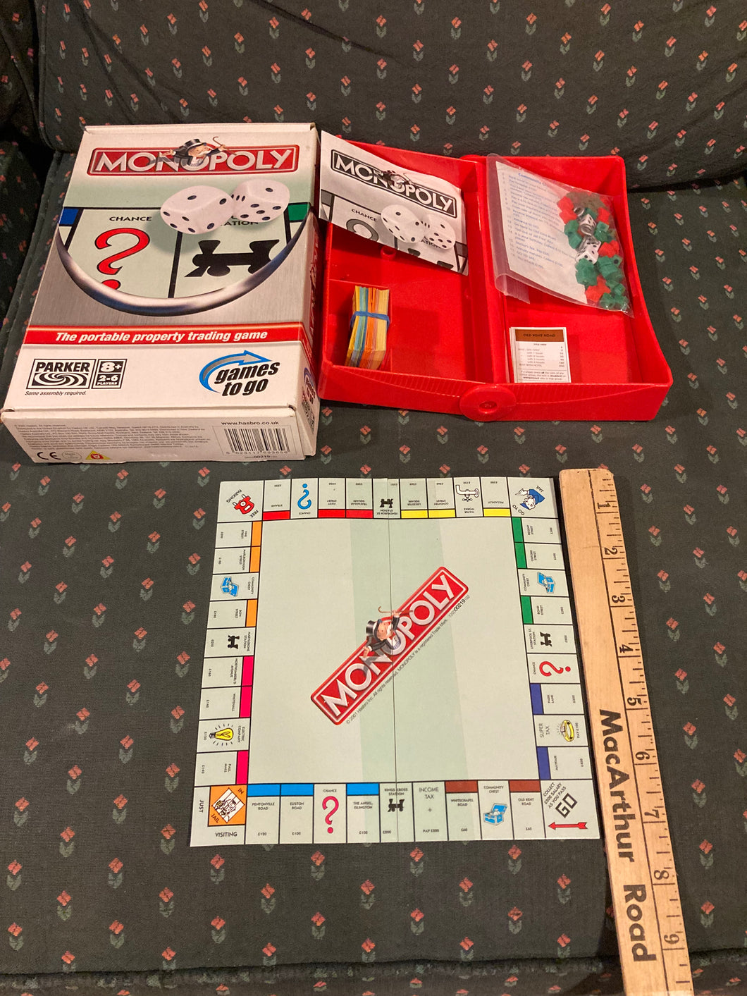 Travel Size Monopoly Board Game Stck Stuffer