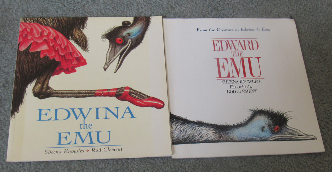 2 Bks - Edward the Emu Edwina the Emu