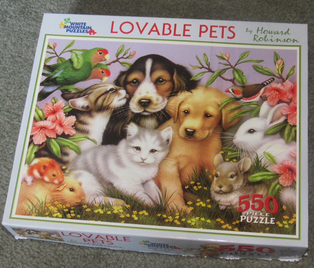 White Mountain Lovable Pets 550 pieces