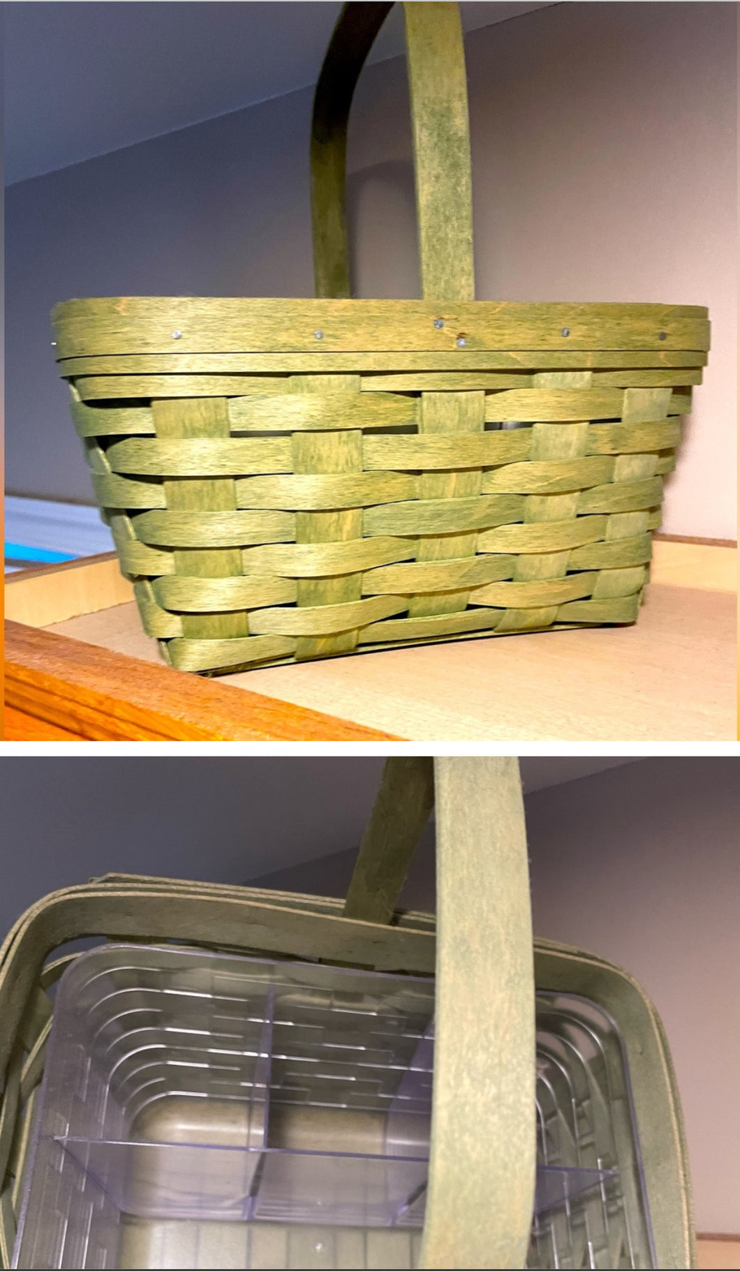 Longaberger Green Spring basket