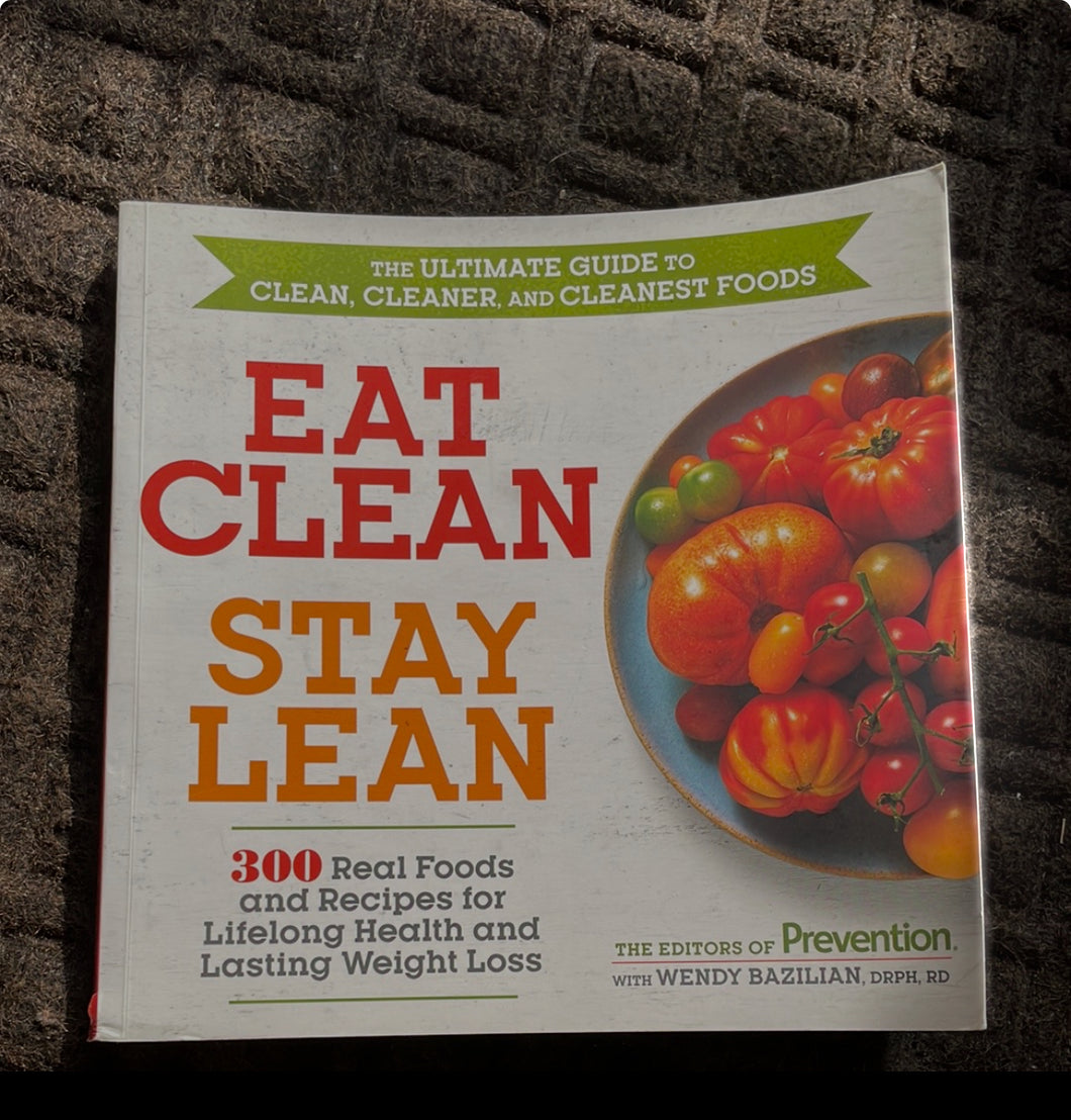 Clean Eating paperback Cookbook