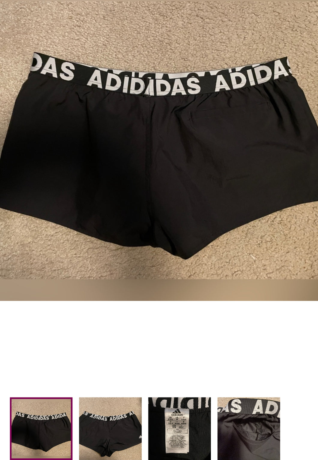 Adidas swim shorts black - size Women M (8-10)