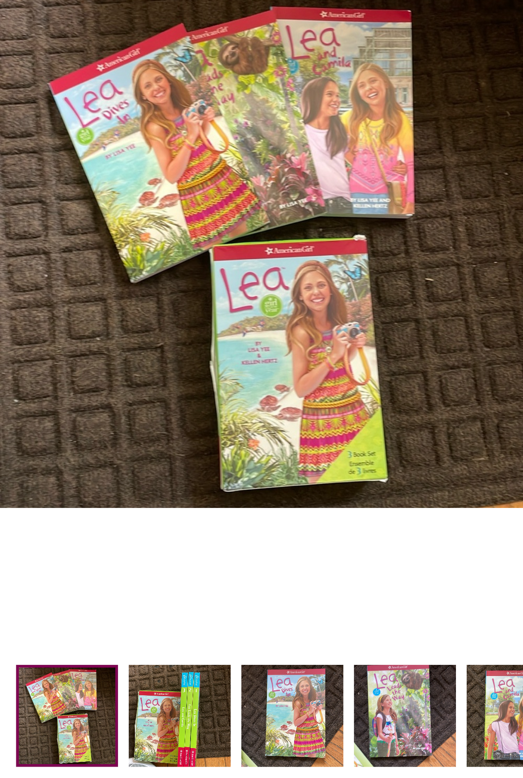 American Girl 3 book set in box