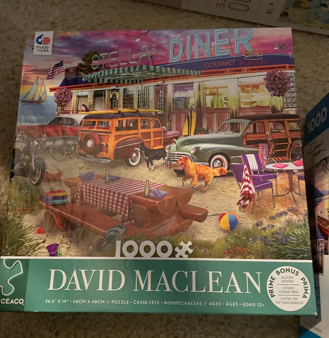 Stella's Diner 1,000 piece puzzle