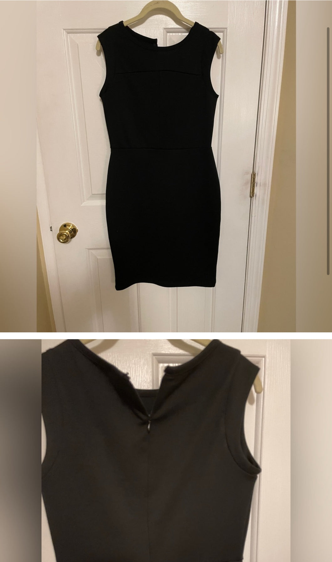 Merona black sleeveless knit dress - size Women S (4-6)