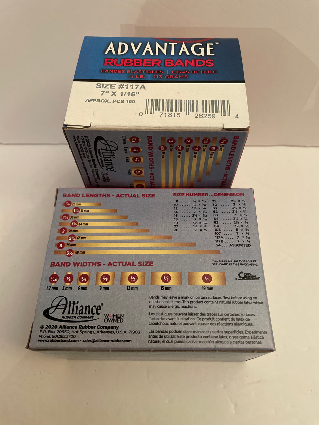 2 NEW Boxes Rubber Bands 7inch Round x 1/16