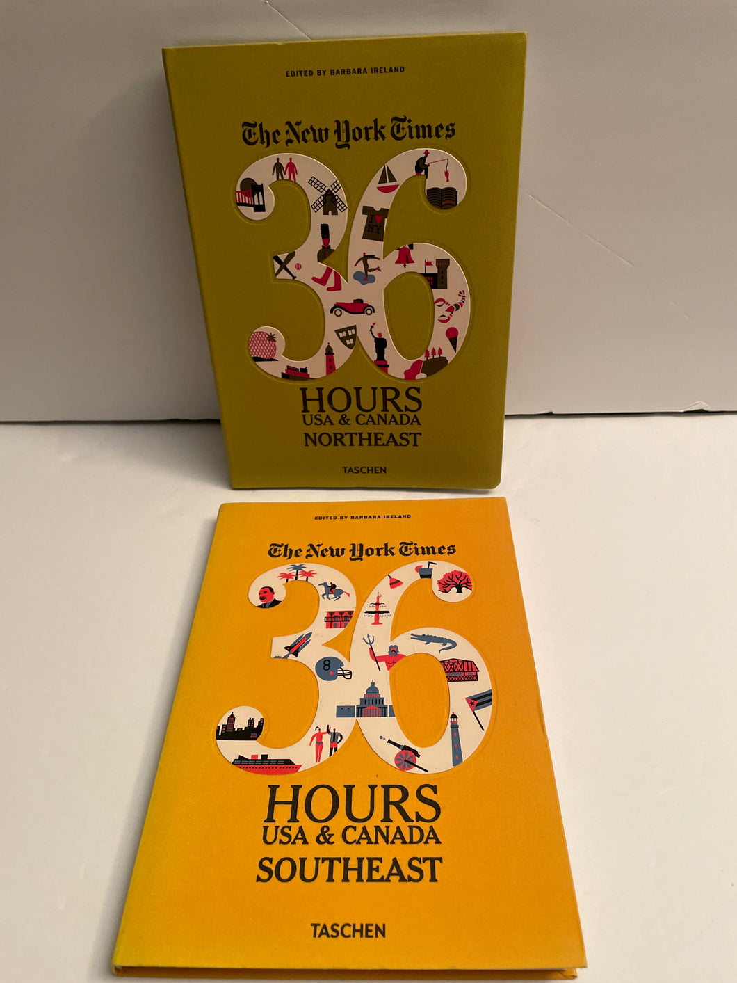 2 Canvas Cover Travel Guides - New York Times