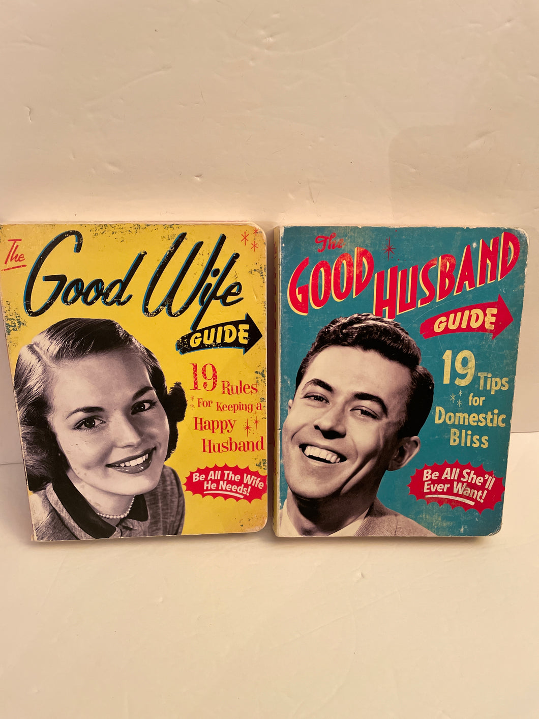2 Board Books -Good Wife / Good Husband Guides
