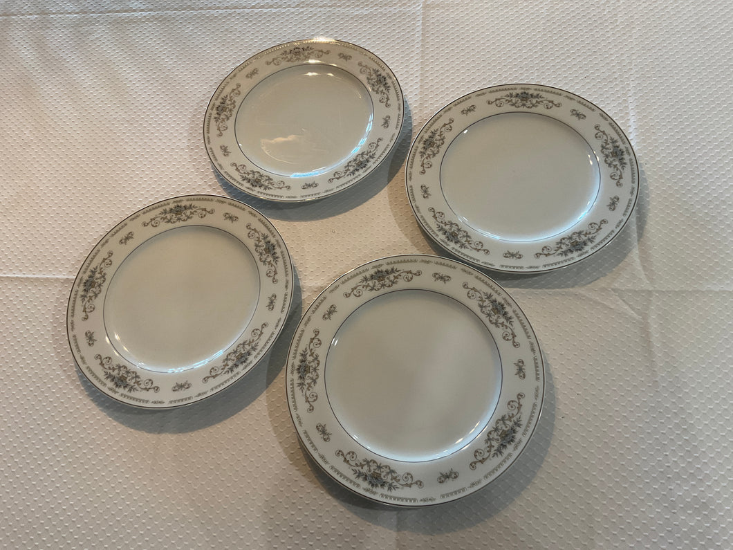 4x 10 dinner plate japa Diane patn fine porcelai