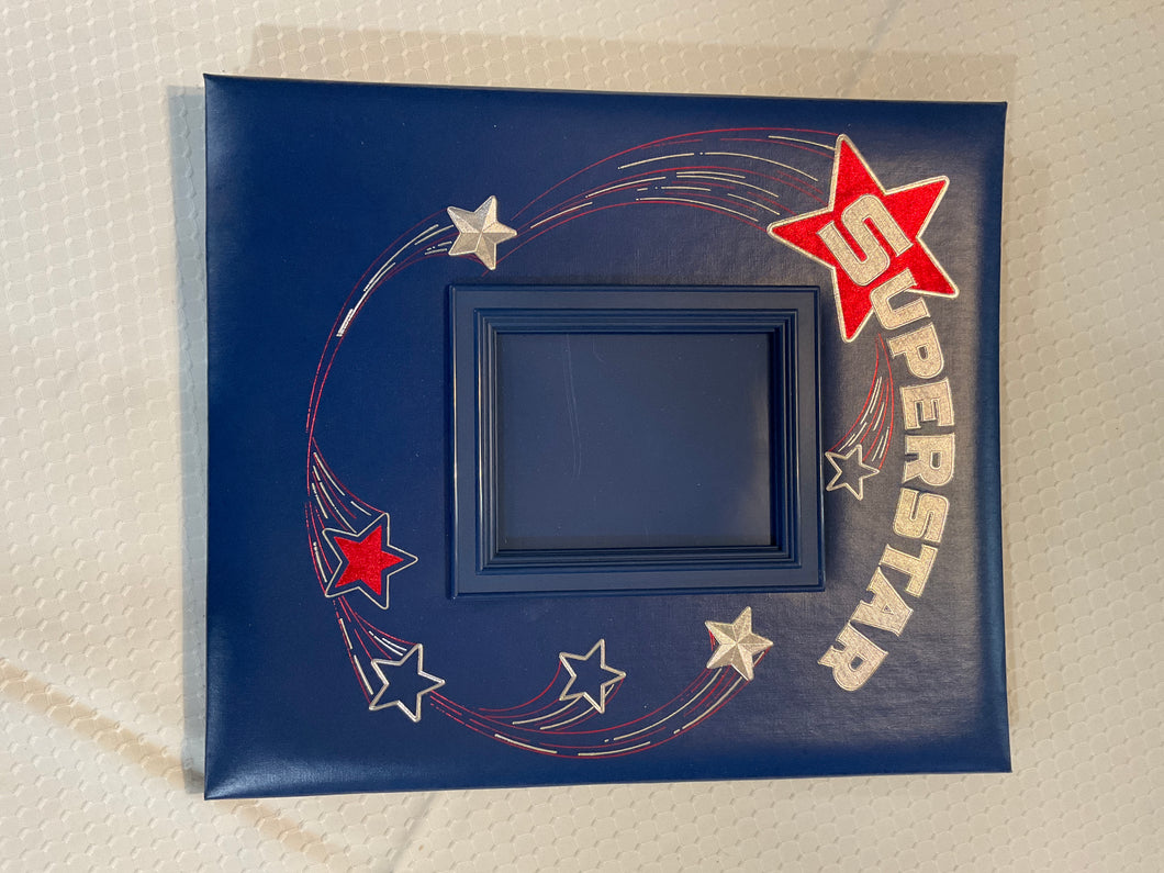Superstar photo scrape Book w/ stars